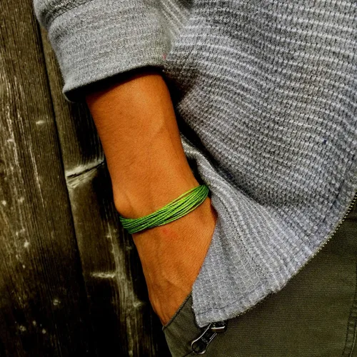 Miniatura 140 de Rumi Sumaq Pulsera de concientización para hombres, mujeres y niños – Pulsera de apoyo tejida ajustable anudada a mano – Pulsera de conciencia sutil