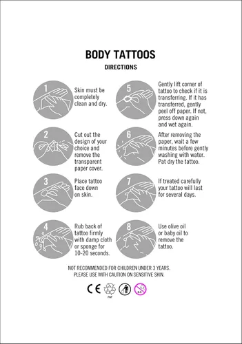 Miniatura 3 de Tatuajes temporales pegatinas falsas cuerpo brazo pecho hombro tatuaje para hombres o mujeres (león)