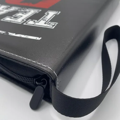Miniatura 2 de Carpeta de Cartas Coleccionables de Lujo para Coleccionistas 400 Bolsillos de Alta Calidad 4 Bolsillos Portaálbum con Cremallera (Negro-4-Bolsillos)