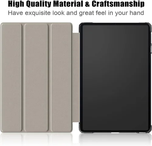Miniatura 4 de Gylint Funda con soporte para lápiz incorporado para Xiaomi Pad 6S Pro de 12.4 pulgadas 2024, cubierta trasera transparente híbrida delgada a prueba