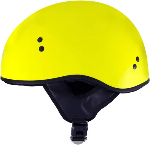 Miniatura 9 de Milwaukee Helmets T68 'The O.G.' Hi-Vis - Casco para motocicleta, color amarillo neón, aprobado por DOT, para hombres y mujeres