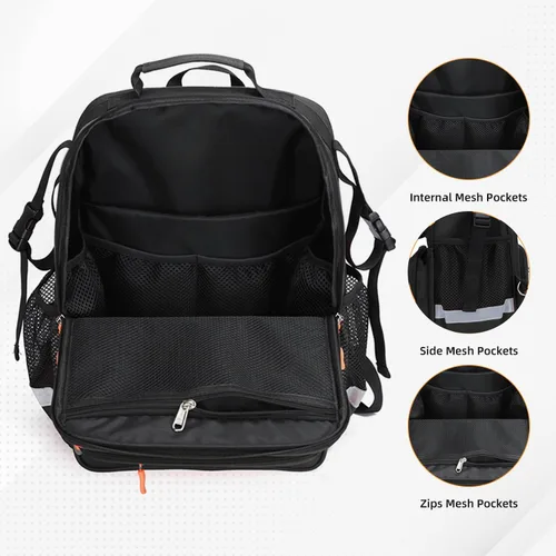Miniatura 6 de Bolsa de primeros auxilios para trauma, mochila vacía, kits de emergencia médica, bolsa de salto para emergencias médicas, EMS, policía, bomberos