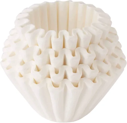 Miniatura 2 de Kalita Wave Paper - Filtros de café I de tamaño más grande 185 I 100 unidades, especialmente para verter sobre gotero, hice en Japón, grande, blanco