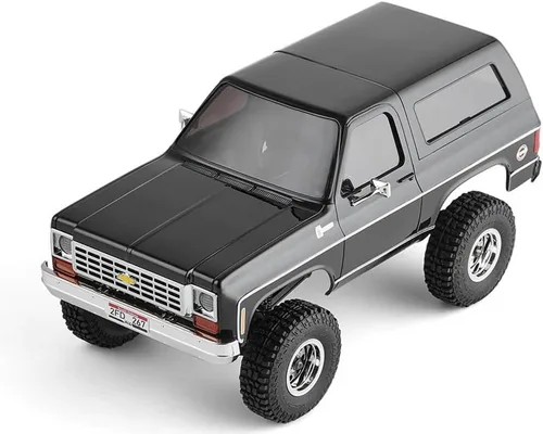 Miniatura 4 de BEEZRC FMS 1/24 RC Crawler Licencia Oficial Chevy K5 Blazer RC Coche FCX24 RTR RC Camión Pickup SUV 4WD 2.4GHz Modelo de Pasatiempo RC 8km/h Mini