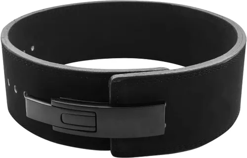 Miniatura 4 de Flexz Fitness Lever Weight Lifting Belt Leather - 10MM 13MM Powerlifting Gym Belts for Men & Women - Lower Back Support for Weightlifting Deadlifts