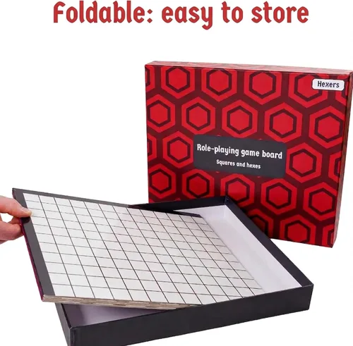 Miniatura 3 de Tablero de juego con papel hexers: alternativa vinilo esterilla, dungeons and dragons d & d dnd pathfinder rpg compatible, 27 pulgadas x 23