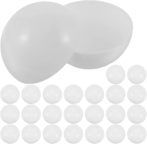Hemoton Bolas de sorteo que se abren de 1.6 in, bolas de lotería de plástico para juegos de fiesta, eventos y celebraciones, bolas de bingo huecas