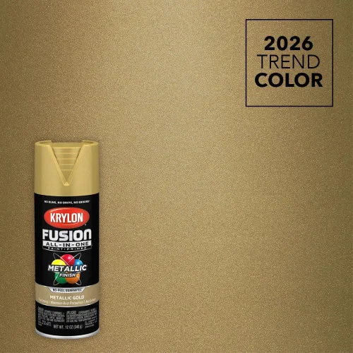 Miniatura 170 de Krylon Fusion - Pintura en aerosol adhesiva todo en uno para uso en interiores y exteriores, 12 onzas, aluminio