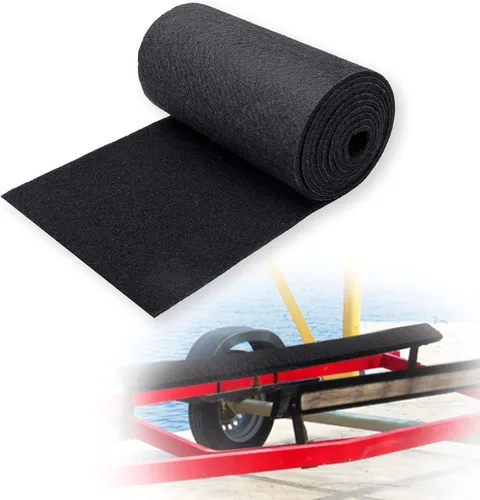 PAMASE Boat Trailer Bunk Carpet - Ultra Thick Wear-Resistant Marine Carpeting Covers for Boat Lift Bunks, Shock Absorption Padding Mats Parts