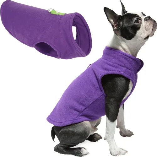 Miniatura 24 de Gooby Chaleco de Forro Polar Suéter para Perro - Azul, X-Large - Chaqueta Pullover Cálida de Forro Polar con Anilla en O para Correa para Perros
