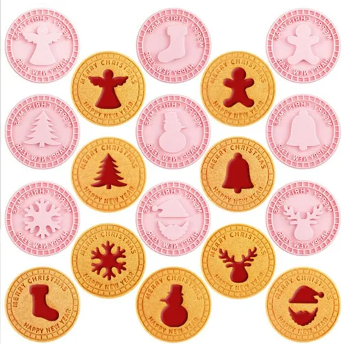 Miniatura 18 de Juego de 8 moldes de galletas de animales lindos con diseño de animales, moldes de galletas de conejo, molde para galletas de oso, herramientas
