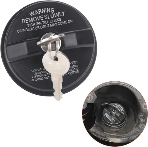 Miniatura 3 de Tapa de combustible de gas con bloqueo para Chevrolet Silverado Suburban 1500 2500 3500 Tahoe Cruze Colorado SS para GMC Canyon Terrain 05278655AB