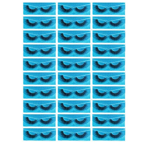 Miniatura 21 de FARRED - Pestañas postizas esponjosas, dramáticas, a granel, mix de 10 estilos, paquete de 50 pares, en cajas individuales, 10-18mm de volumen