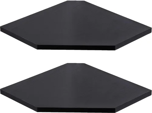 Miniatura 22 de Estante esquinero para montaje en pared, estantes de esquina flotantes, juego de 3 estantes de pared esquineros, estantes de almacenamiento de pared