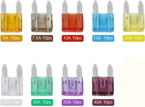 Miniatura 7 de AHL Kit de 90 fusibles automotrices (5A, 7.5A, 10A, 15A, 20A, 25A, 30A, 35A, 40A), kit surtido de fusibles para automóvil, RV, barco, camión