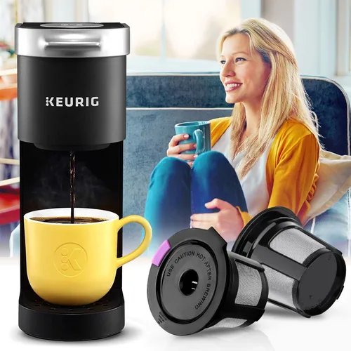 Miniatura 7 de K Cups reutilizables para K-eurig, paquete de 8 K Cups de cápsulas de café reutilizables, K Cup reutilizable universal para K-eurig 1.0 y 2.0