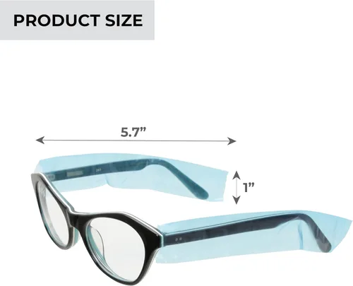 Miniatura 2 de ForPro Professional Collection Fundas protectoras para lentes, se adapta a todos los tamaños de lentes, 5.75 x 1 pulgada, 200 unidades Transparente