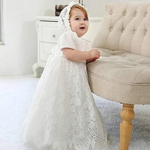 Miniatura 6 de Vestido de bautizo para niña, vestido de bendición para bautizo, vestido de bendición para niña de las flores, vestidos para ocasiones especiales