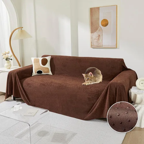 Miniatura 17 de MEETSKY Funda para silla reclinable, a prueba de arañazos, para gatos, fundas de sofá de gran tamaño, lavable para sofá individual, funda suave