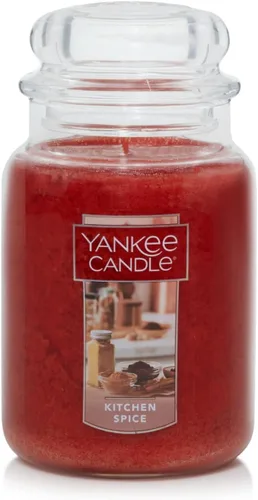 Miniatura 8 de Yankee Candle - Vela perfumada en tarro grande de 22 onzas, clásica, de solo una mecha, más de 110 horas de combustión, para aromaterapia, otoño e