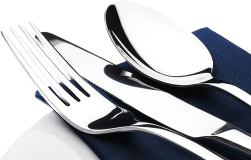 Miniatura 2 de Juego de cubiertos para 8, 40 piezas de cubiertos de acero inoxidable resistente, incluye cuchillo de carne, tenedor y cuchara, apto