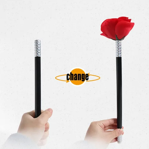 Miniatura 5 de VANTIYAUS Se adhieren a la rosa+flor Trucos de magia Flores que aparecen de cerca de la etapa de la calle, accesorios mágicos fáciles de espectáculo