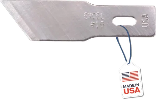 Miniatura 5 de Excel Blades Cuchillas de repuesto #2 Hobby - Cuchillas de repuesto de borde recto hechas en Estados Unidos - Paquete de 5