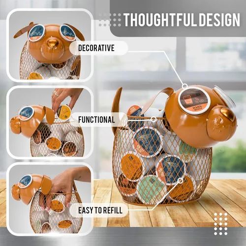 Miniatura 3 de Organizador de cápsulas de café Made Easy Kit - Decoración funcional para barra de café en casa - Accesorios de almacenamiento en mostrador