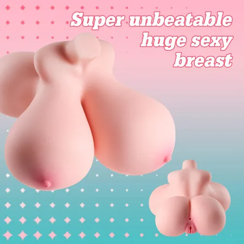 Miniatura 3 de Muñeca sexual para adultos de 11 libras para hombres, masturbador masculino, muñeca sexual de torso con bolsillo de coño con pechos grandes, vagina