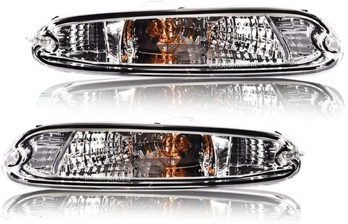 G-PLUS Luces de señal de parachoques delantero compatibles con Mazda MX-5 Miata 1990-1997, luz de señal de estacionamiento montada en parachoques
