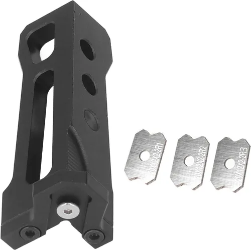 Miniatura 4 de Cepilladora de madera con bandas de borde de chaflán, herramienta raspadora de chaflán de borde rápido con 3 cuchillas, perfecta para carpintería