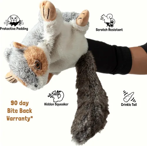 Miniatura 5 de Milunova Pupr Pals - Marioneta de juguete para perros y gatos con acolchado resistente para un juego interactivo seguro, protección para evitar que