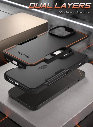 Miniatura 3 de Poetic Neon - Funda para iPhone 14 Pro Max, resistente de doble capa, delgada, a prueba de golpes, compatible con carga inalámbrica, antideslizante