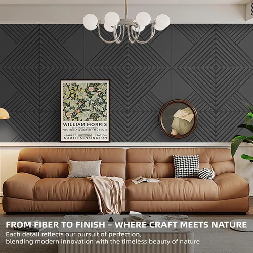 Miniatura 5 de Paquete de 6 Paneles Acústicos de Pared–TEMGCUAM 60" x 40" Paneles Acústicos de Arte Grandes, Paneles Acústicos Decorativos, Paneles de Pared