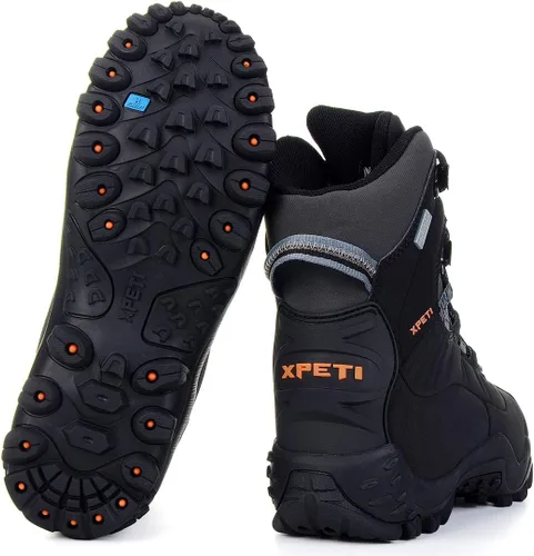 Miniatura 6 de XPETI Botas de senderismo para mujer Thermator Mid High Top impermeables para exteriores