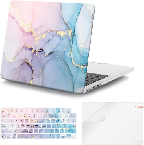 Miniatura 21 de iCasso para M4 MacBook Air de 13 pulgadas Funda 2025 2024-2022 M3 M2 Modelo A 3240 A3113 A2681, Funda de plástico de patrón protector resistente