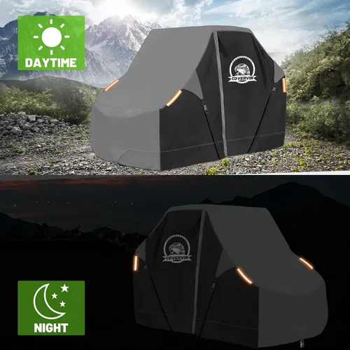 Miniatura 3 de COVERVIN Cubierta UTV impermeable para exteriores, protección para todo tipo de clima, para Polaris RZR, Yamaha Can-Am Defender Kawasaki Ranger