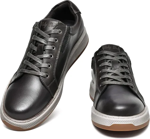 Miniatura 9 de Men's Casual Oxford Dressy Sneaker Shoe Fashion Walking Shoes for Men Lace-Up Flats Stylish Genuine Leather Upper Stylish Comfortable and Durable