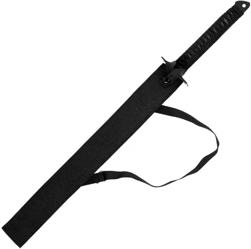 Miniatura 2 de Juego de 2 machetes Tanto Ninja Katana de espada doble de 28 pulgadas con funda de nailon + grabado negro chino en la edición Blade.