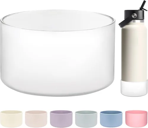 Miniatura 12 de HEYSKAY Funda Protectora de Silicona para Botella de Agua de Boca Ancha Hydro Flask de 32oz 40oz Protector de Base Inferior y Otras Botellas de Agua