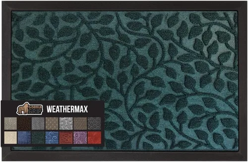 Miniatura 35 de Gorilla Grip - Tapete WeatherMax todoterreno 100% impermeable, caucho natural, resistente a manchas y decoloración, perfil bajo, interior y Grafito