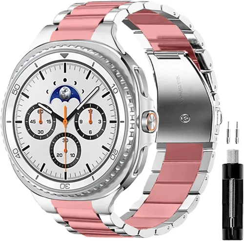 Miniatura 12 de GOLDTOLUCK No Gap Stainless Steel Band Compatible with Samsung Galaxy Watch 8 7 6 5 4 Classic FE Pro Ultra 40mm 44mm 46mm 43mm 47mm 45mm 42mm