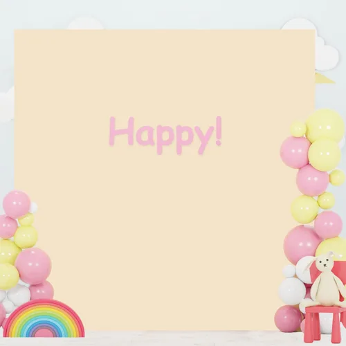 Miniatura 6 de FOTSHARER Cubierta de arco de color beige cuadrada de 6.6 x 6.6 pies, fundas de arco de globos de elastano, telón de fondo elástico para baby
