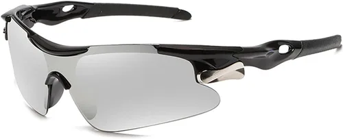 Miniatura 12 de Gafas de sol deportivas para bicicleta de carretera, ciclismo de montaña, gafas de protección amarillo blanco