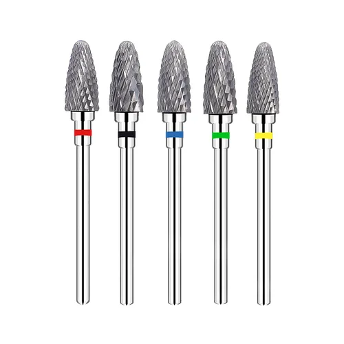 Miniatura 9 de Fantexy Juego de brocas para uñas acrílicas, 3/32 pulgadas, brocas profesionales de tungsteno para uñas, herramientas de arte de uñas, manicura