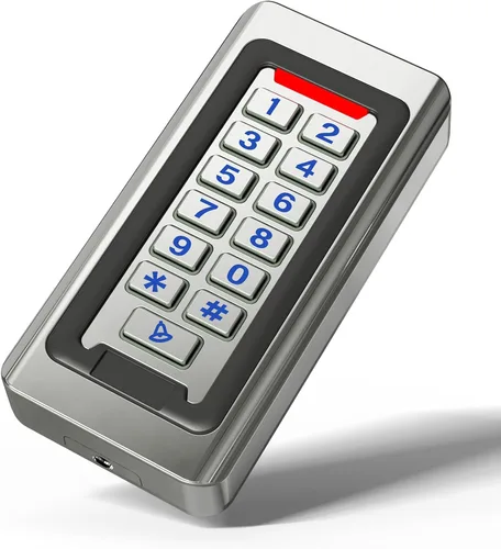 Miniatura 4 de Teclado de control de acceso para puerta, acero inoxidable IP68 resistente al agua, 2000 usuarios, entrada y salida Wiegand de 26 bits, control