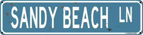 Miniatura 6 de Pura Vida Mae - Letrero de calle con tema de Costa Rica, de 16 x 4 pulgadas, divertido letrero de hojalata para surfistas de playa, tema de Tico