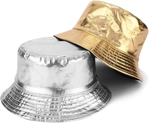 Miniatura 6 de Sombreros de pescador impermeables de moda sombrero de pescador metálico para mujeres y hombres