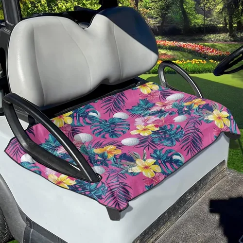 Miniatura 16 de Suobstales Fundas de Asiento para Carrito de Golf/Toalla de Asiento, Almohadillas de Asiento Transpirables para Carrito de Golf, Manta para Club