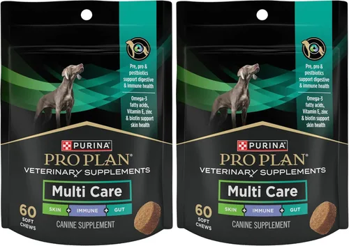 Miniatura 12 de Purina Pro Plan - Suplementos veterinarios masticables caninos de cuidado múltiple para perros, con Omega 3, apoya la salud de la piel, el sistema